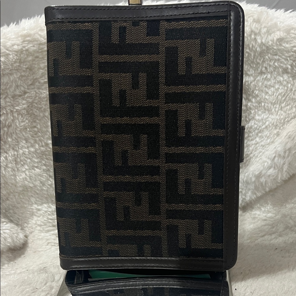 Fendi Black and Brown Agenda